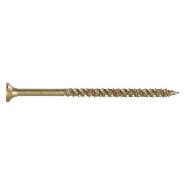 Hillman Fasteners 195996 2 in. x 8 Power Pro Ceramic Exterior Screws - Bronze; 5 lbs, Hillman, Mfr#: 195996